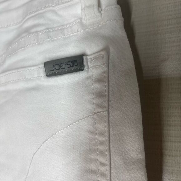 Joe’s jeans white skinny distressed hem ankle length, size 12 - Picture 11 of 11